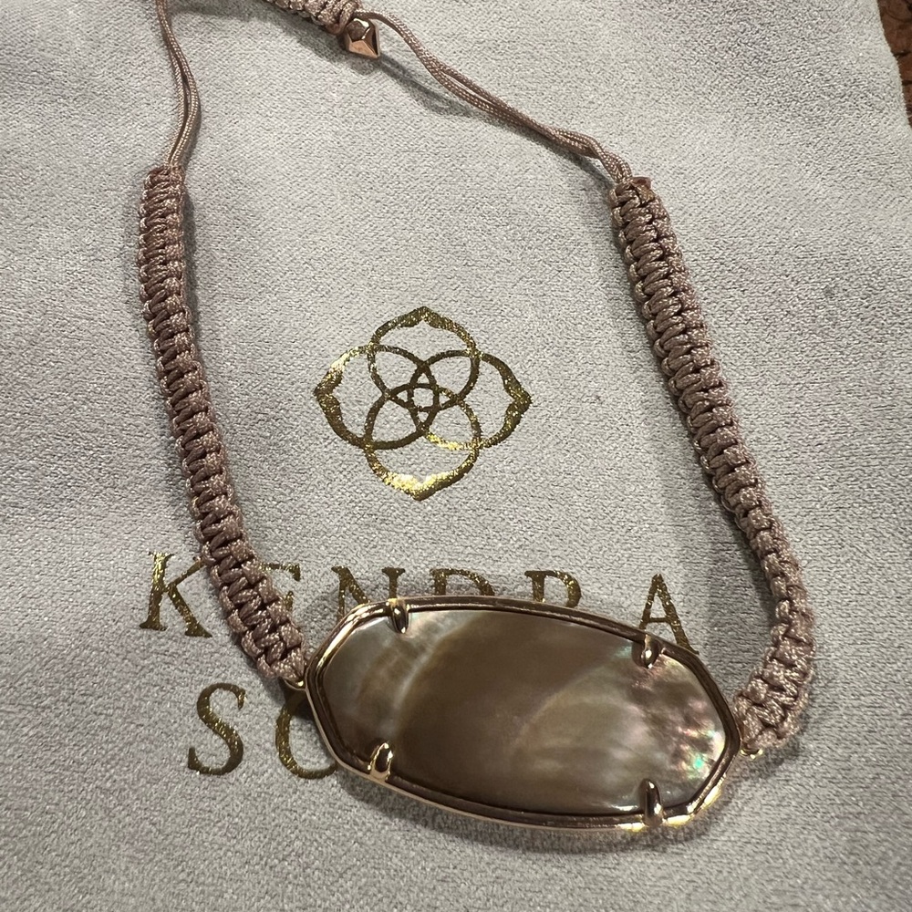 Kendra Scott Iridescent and Gold Bracelet